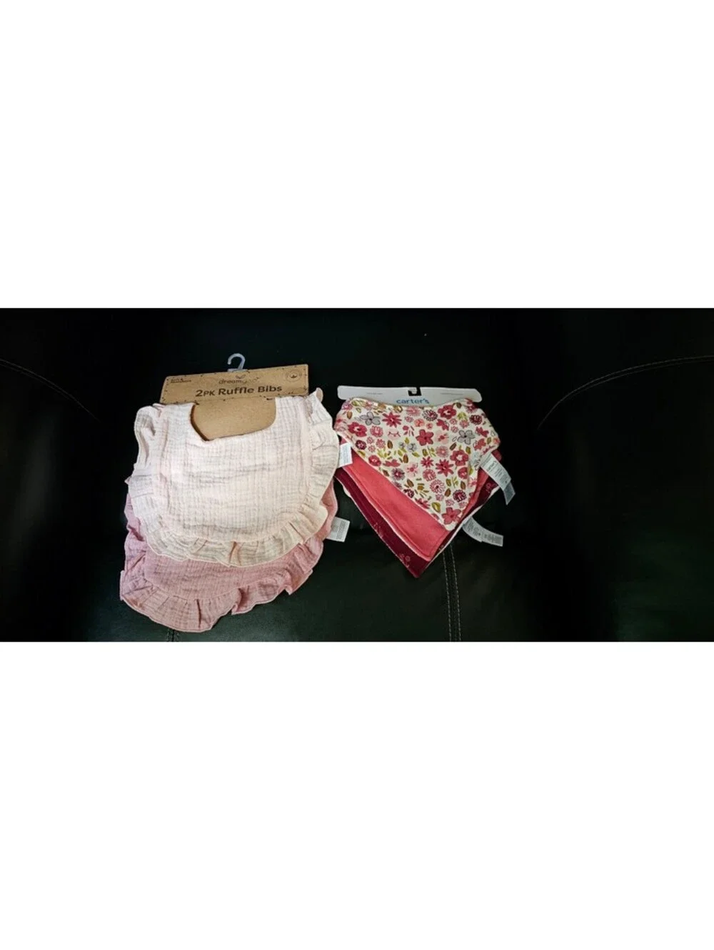 Baby girl bibs new